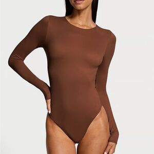 Victoria’s Secret Brown Long Sleeve Bodysuit